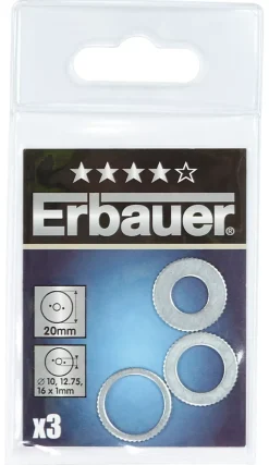 3 bagues de réduction de scie circulaire 20 mm