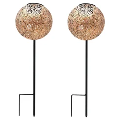 2 Balises solaires à planter AGADIR H45cm