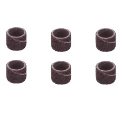 6 bandes tambour 1/2 gros grain Dremel Ø13 mm