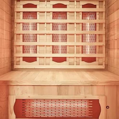 - Cabine infrarouge avec radiateur à spectre complet REDSUN M - 120 x 105 cm pour 2 personnes