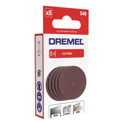 5 disques à tronçonner Dremel Ø32 mm ép. 1.6 mm