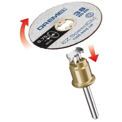 5 disques minces à tronçonner Dremel SpeedClic
