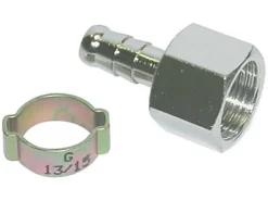 2 embouts femelles 3/8 pour tuyau Ø 8 x 13 mm