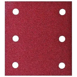 10 Feuilles Abrasives Makita Velcro 114 X 102mm (6 Trous)