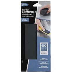 6 feuilles d'abrasif imperméable grain fin