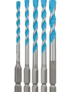 5 forets multi-matériaux Bosch pro Hex-9 Expert Ø.4/5/6/8 mm