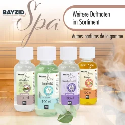 1 L Bayzid Spa Parfum Sauna - Sauna Gold - Concentré D'infusion Pour L'infusion Sauna