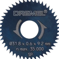 2 lames de scie circulaire Dremel 31.8 mm