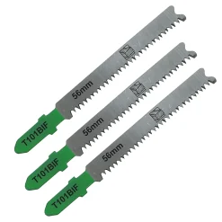 3 lames de scie sauteuse T droite propre Stratifié