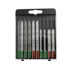 10 lames de scie sauteuse U Bois et métal