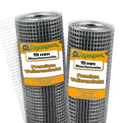 40 m x 1 m grillage pour volière, grille métallique, grillage soudé Aquagart