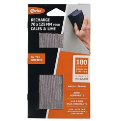 3 patins pour petite cale céramic grain fin