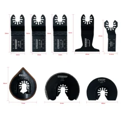 8 pièces de découpe pour outils multifonction