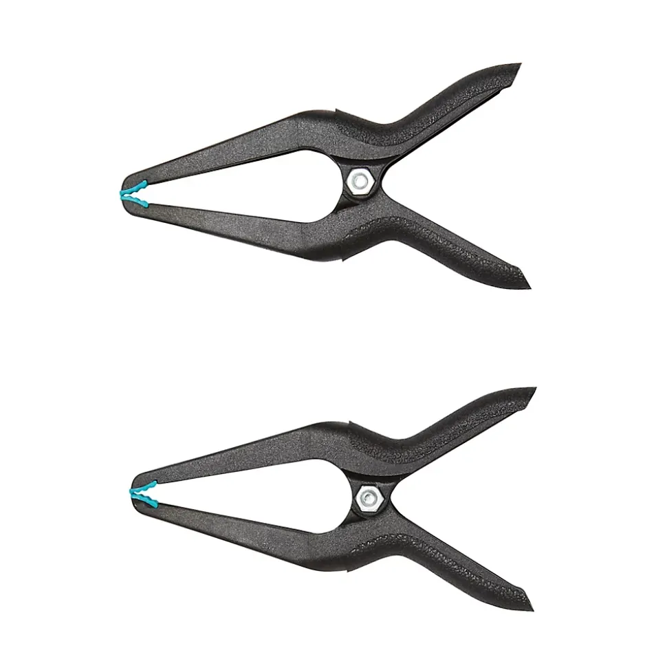 2 pinces à ressort à bec long Wolfcraft Microtip 60 mm