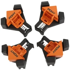 4 presses d'angle Pony Jorgensen max 22 mm orange