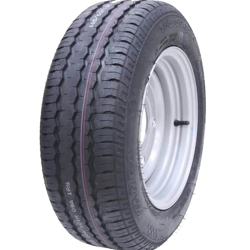 185/60 R12C Trailer Wheel 5 Stud 112mm PCD Tyre on Rim Brian James Ifor Williams