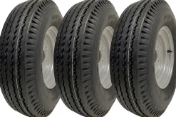5.00-10 Roues de remorque 4 plis High Speed Road Legal 355kgs Wanda P802 (Lot de 3)