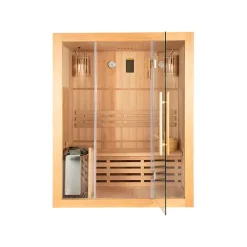 - Sauna traditionnel SKYLINE L - 150 x 120 cm pour 3 personnes