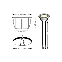 10 Spots LED à Encastrer - RGB - Telecommande + Transformateur 30W - SOFIA - Plug & Play - Dimmable