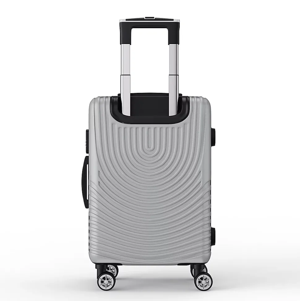 3 Tailles De Bagages à Coque Rigide Avec Serrure à Combinaison, Roulettes Pivotantes