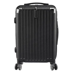 3 Tailles De Bagages à Coque Rigide Avec Serrure à Combinaison, Roulettes Pivotantes