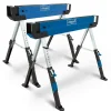 2 tréteaux Sheppach MWB600 82cm pieds antidérapants