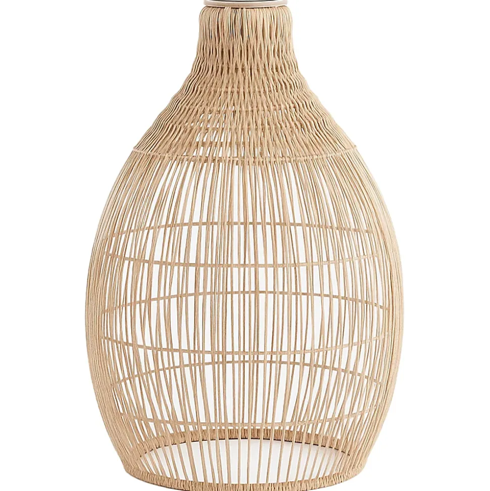 Abat jour poly rotin seul HOLIDAY H42cm