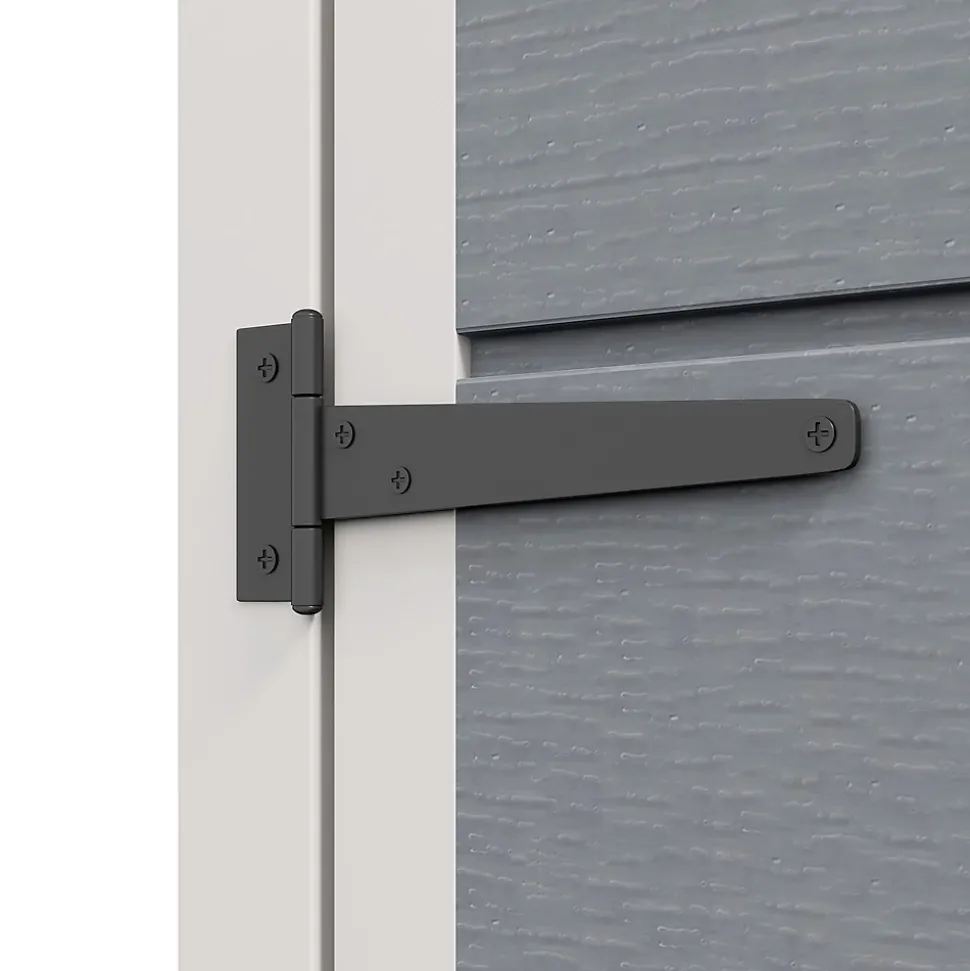 Abri de jardin - remise pour outils - cabanon porte verrouillable, fenêtre - dim. 151L x 92l x 193H cm - alu PP gris blanc