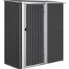 Abri de jardin Anthracite 180,5x97x209,5 cm Acier galvanisé vidaXL