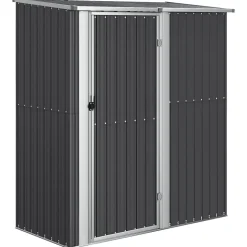 Abri de jardin Anthracite 180,5x97x209,5 cm Acier galvanisé vidaXL