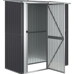 Abri de jardin Anthracite 180,5x97x209,5 cm Acier galvanisé vidaXL