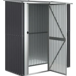 Abri de jardin Anthracite 180,5x97x209,5 cm Acier galvanisé vidaXL