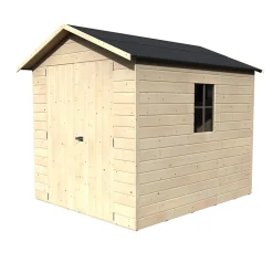 Abri de jardin Blooma Selwyn en bois coloris naturel ép.12 mm surface extérieure 4,87 m²
