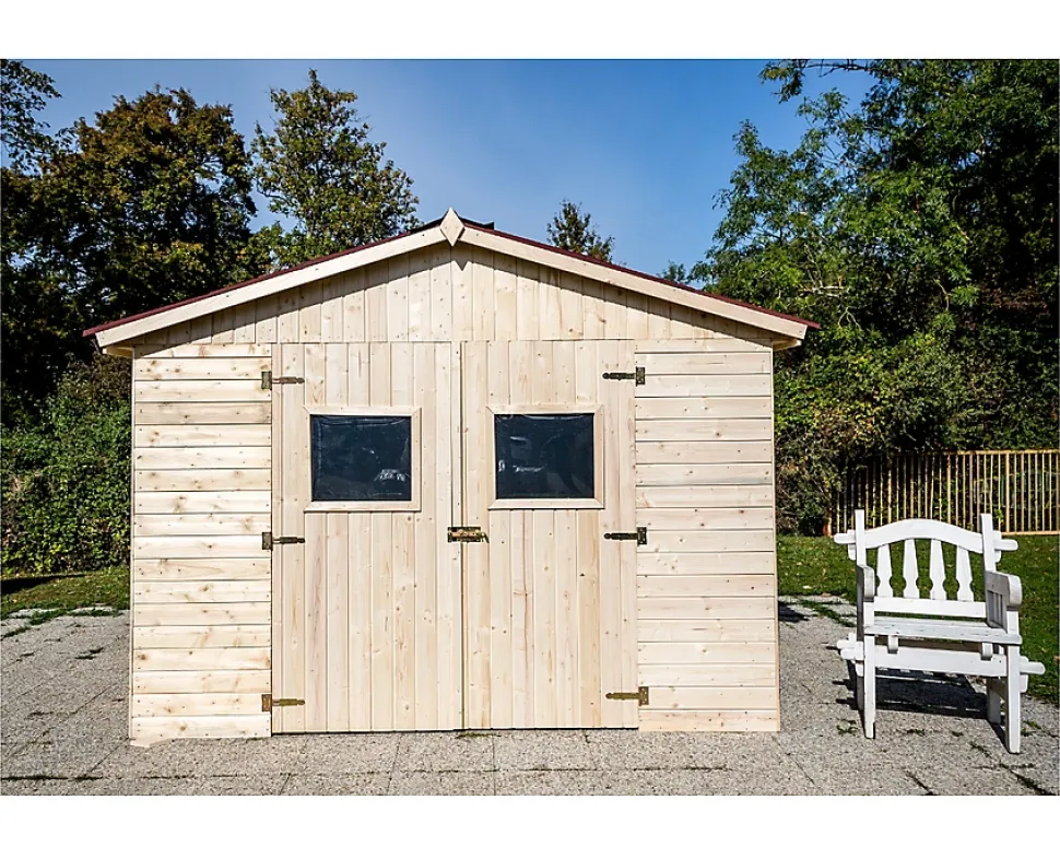 ABRI DE JARDIN EDEN A MONTAGE RAPIDE DIMENSION 3X4M
