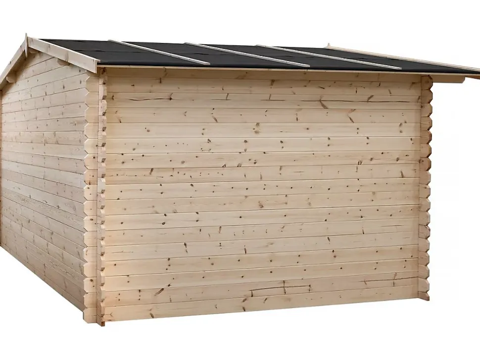 Abri de jardin en bois 14m² "Oz" 388 x 298 x 225 cm 28 mm