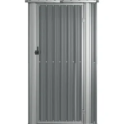 Abri de jardin Gris 118,5x97x209,5 cm Acier galvanisé vidaXL