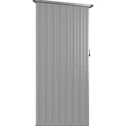 Abri de jardin Gris 118,5x97x209,5 cm Acier galvanisé vidaXL