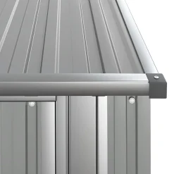 Abri de jardin Gris 118,5x97x209,5 cm Acier galvanisé vidaXL