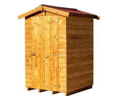Abri de jardin Habrita bois l.145 x P.145 x H.210 cm surface totale 1,96m²