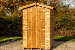 Abri de jardin Habrita bois l.145 x P.145 x H.210 cm surface totale 1,96m²