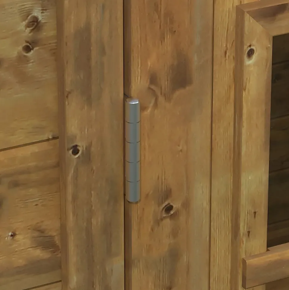 Abri de jardin Klikstrom Belaïa bois traité autoclave marron ép.28 mm surface totale 7.4m²