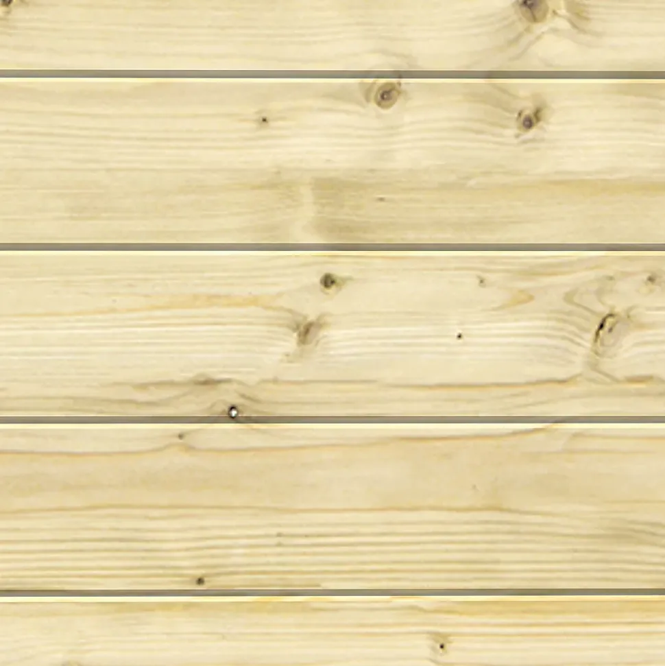 Abri de jardin Klikstrom Belaïa bois naturel ép.28 mm surface totale 5.9m²