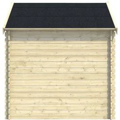 Abri de jardin Klikstrom Mokau bois coloris naturel ép.19 mm surface totale 5,3m²
