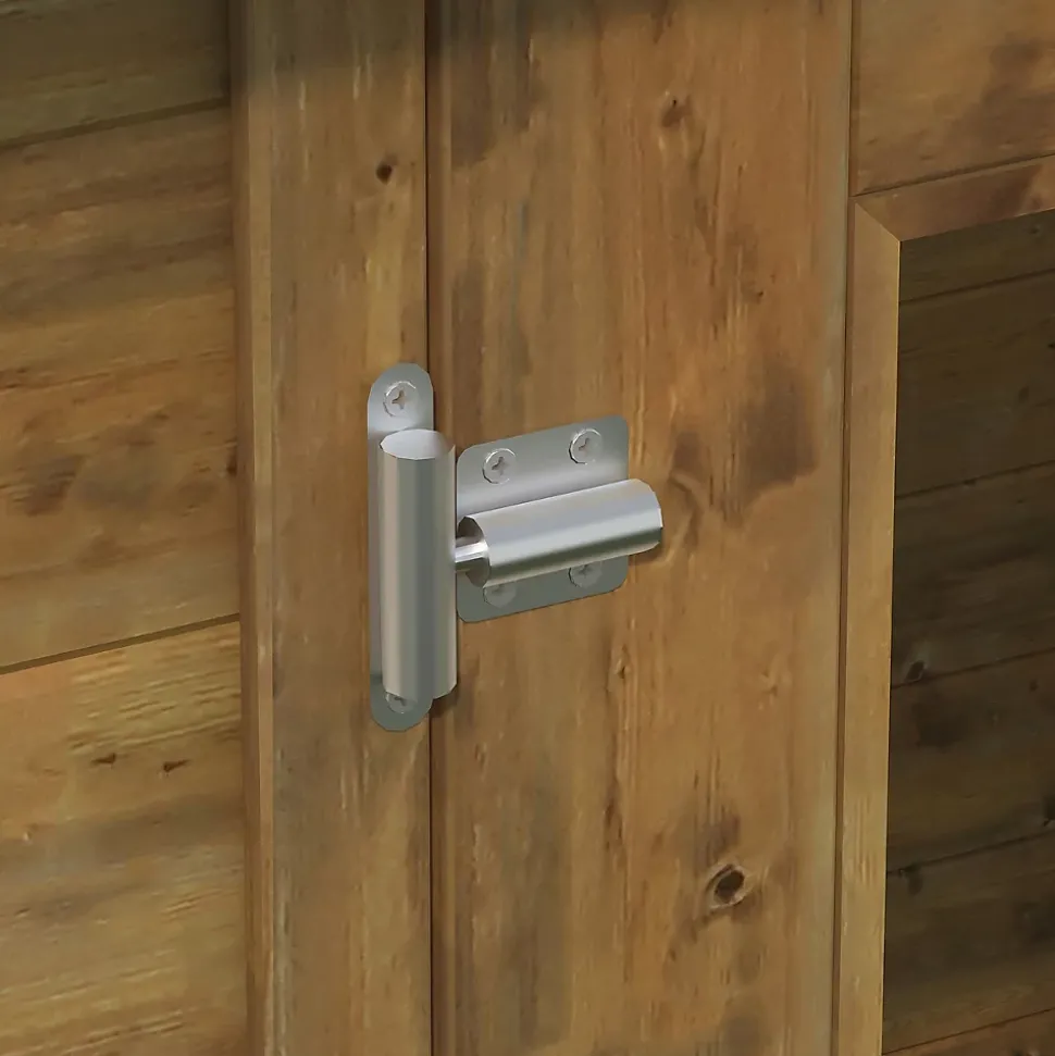 Abri de jardin Klikstrom Belaïa bois traité autoclave marron surface ép.28 mm totale 9.3m²