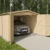 Abri de Jardin KOVER BY TRIGANO en Bois toit plat surface totale 15 m2