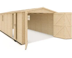 Abri de Jardin KOVER en Bois surface totale 18 m2