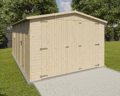 Abri de Jardin KOVER en Bois surface totale 18 m2