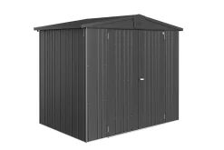 Abri de jardin métal Biohort Europa T3 gris foncé surface totale 3.8 m²