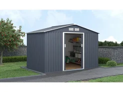 Abri de jardin métal "Vegas II" 5,29 m2 Gris