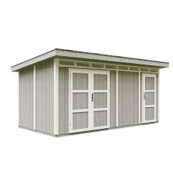 Abri de Jardin Qualité Premium 8.52+2.95 m² - M905C-TUNDRA GREY - Timbela